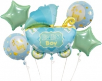 Набор шаров Малыш в коляска , 5 шт. в упак.