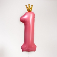 Р Фигура Цифра 1 розовый 