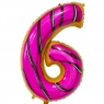 Фигура Цифра  6 ПОНЧИК 34"/86 см