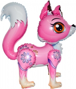 A  Ходяч.фигура AIR Лиса розовая.