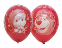 14" (Belbal) шелкография Маша и Медведь