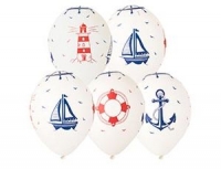 14"(Belbal)Шелкография пастель,Морской стиль