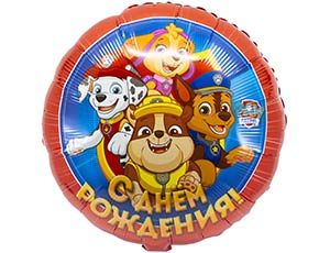 A Круг Щенячий патруль 18"/45см