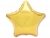 FM Шар Фольга 18" Звезда золото (GOLD)