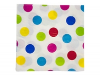 Салфетки Горошек 25*25 / 12 шт.