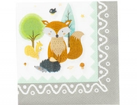 Салфетки Лес. Друзья  25*25 / 12 шт