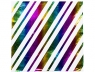 Салфетки фольг. Радуга 33*33 / 6  шт