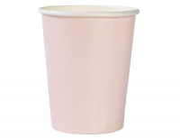 Стакан однотонный розовый/ 6 шт.