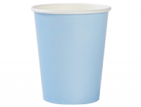 Стакан однотонный голубой/ 6 шт.
