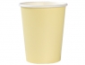 Стакан однотонный желтый/ 6 шт.