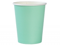 Стакан однотонный мятный/ 6 шт.