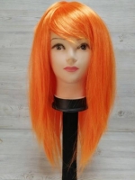 Парик прямой волос, /оранжевый
