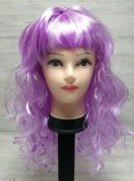 Парик кудрявый светло-фиолетовый