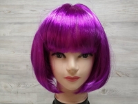 Парик "Каре" №2 прямой волос /малиновый