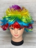 Парик короткий радужный 