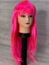 Парик прямой волос /розовый