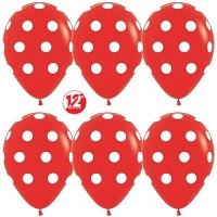 12" Большие кружки, красный пастель