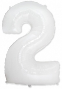Б Фигура Цифра 2 белый