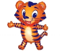 FM Фигура Тигренок синие полос 92х72см И-259