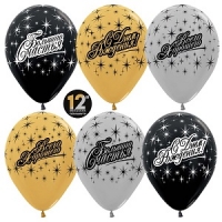 12" С ДР Ассорти, металлик 