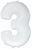 Б Фигура Цифра 3 белый