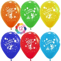 12" (Sempertex) С ДР веселого, пастель