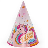 Колпак Единорог  / 6 шт.