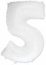 Б Фигура Цифра 5 белый