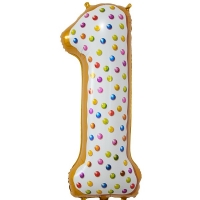 Фигура Цифра  1 ПОНЧИК 34"/86 см