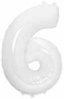 Б Фигура Цифра 6 белый