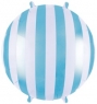 FM Круг Полоски голубые 18"/45см.