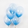 Воздушный Шар (12''/30 см) Браш голубой.