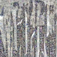 Занавес дождик голография звезды серебро 60*200 см