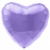 FM Шар Фольга 18" Сердце сиреневый
