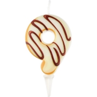 Свеча Цифра 9 ПОНЧИК